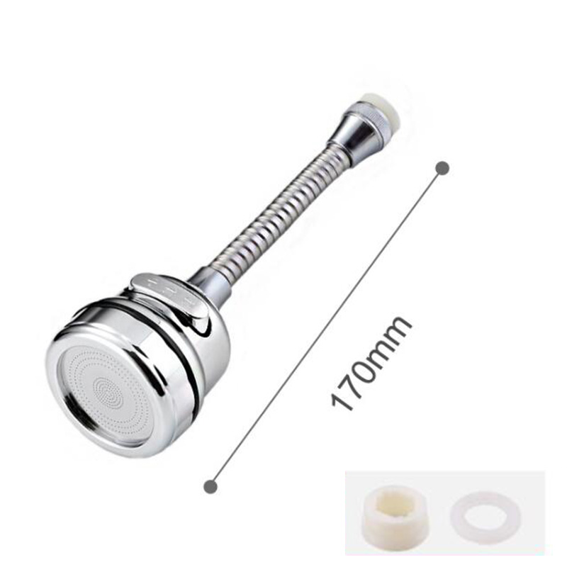 Water Saving Kitchen Faucet Bubbler Tap Bathroom Shower Head Filter Nozzle Water Saving Shower Spray Extended Hose: Type B