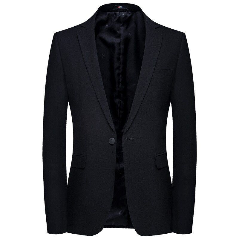 ICPANS Korea Style A buckle Split Suit Jackets Men Slim Fit Formal Business Office Blazers Man Spring 4XL