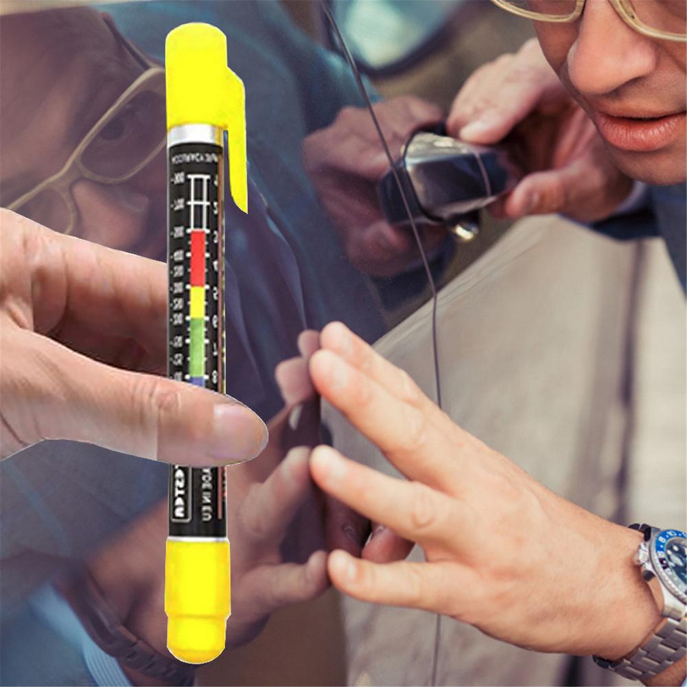 Billakktykkelse tester penn meter måler krasjsjekk test maling tester med magnetisk spiss skala indikerer for biltilbehør