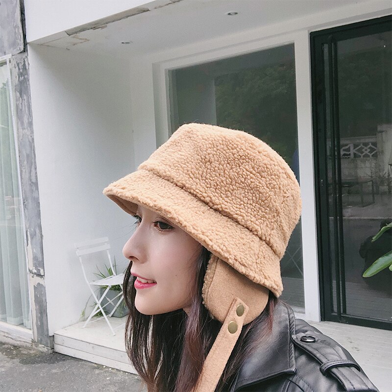 Winter warme dames bombermutsen voor dames heren effen oorkleppen fleece ushanka zachte mutsen rusland hoeden  ad0796