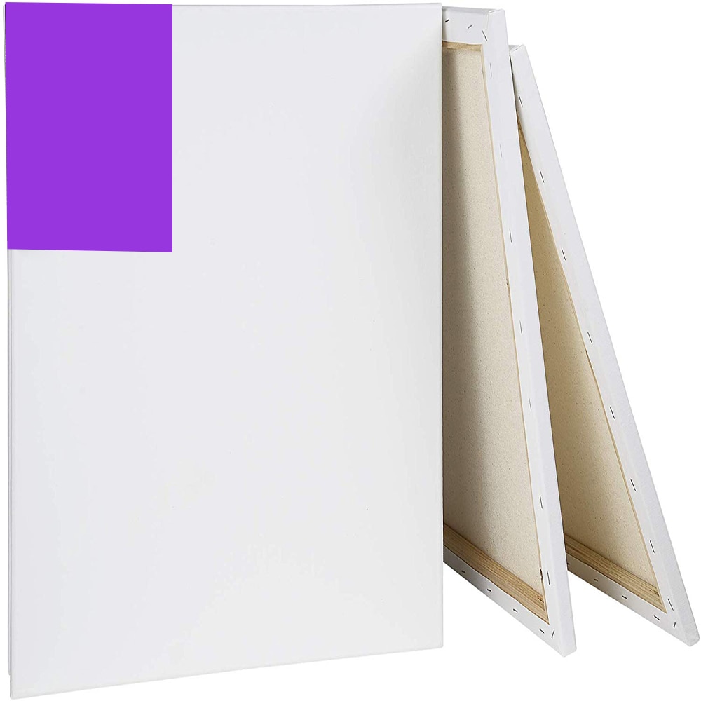 Tablero de lona en blanco con marco de madera, tablero de dibujo al óleo para pintar, bricolaje, Kits de números, suministros escolares de pintura al óleo