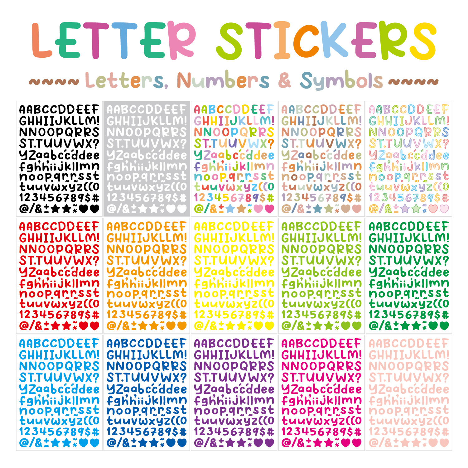 15 vel briefstickers, 1/2 inch witte waterdichte vinyl briefstickers 15 vel briefstickers, 1/2 inch witte waterdichte vinyl briefstickers