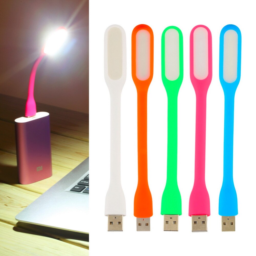 10 farver bærbar til xiaomi usb led lys med usb til powerbank/computer led lampe beskytter synet usb led laptop