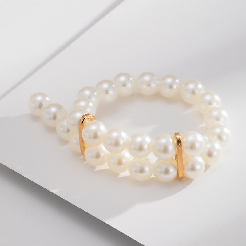 Accessori ins ragnatela di un personaggio famoso braccialetto di stile con più di strada di personalità affrettato imitazione della perla del braccialetto con le donne