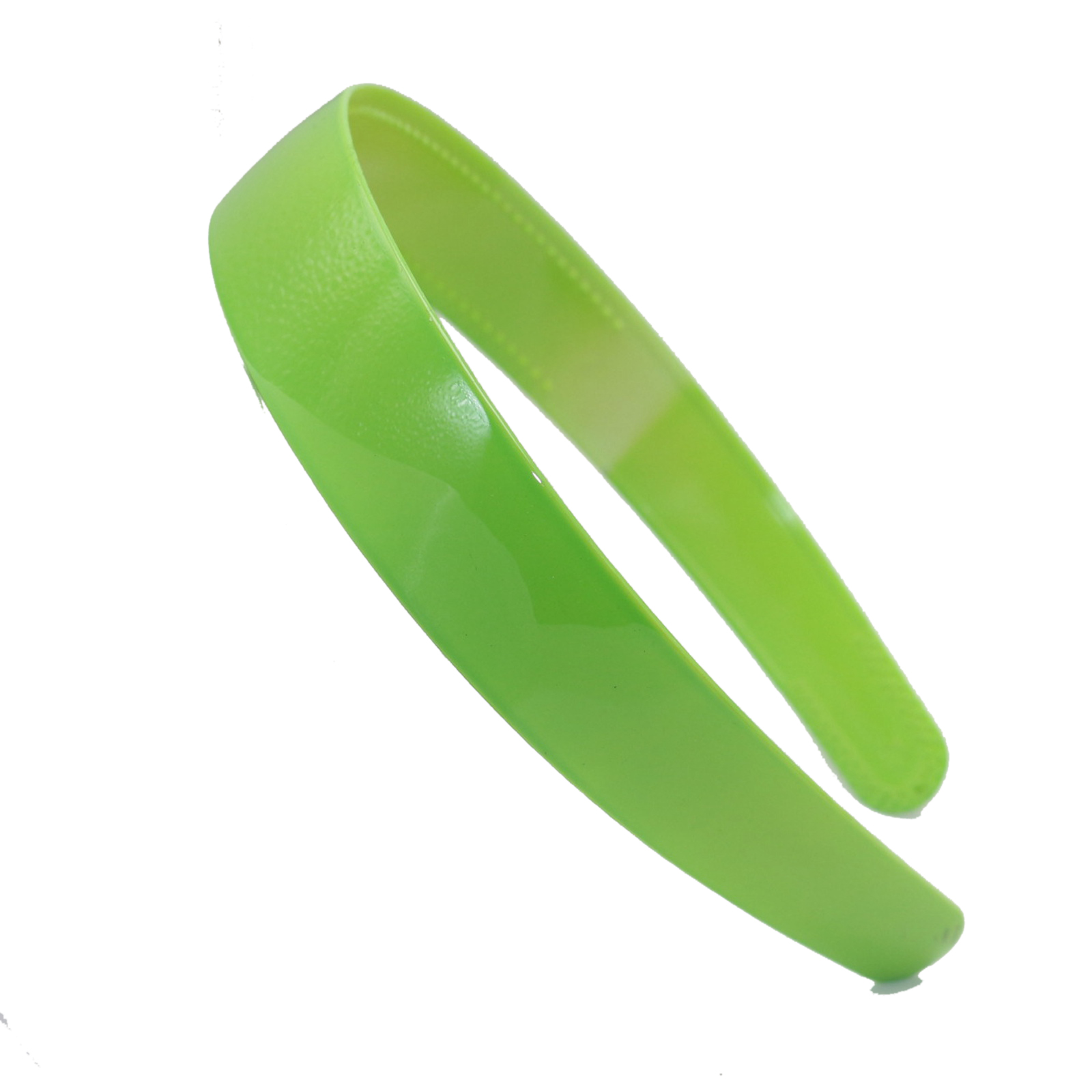 5 Bright Color Plastic Wide Alice Hair Band Headband 25mm(1") Hair Accessories: green