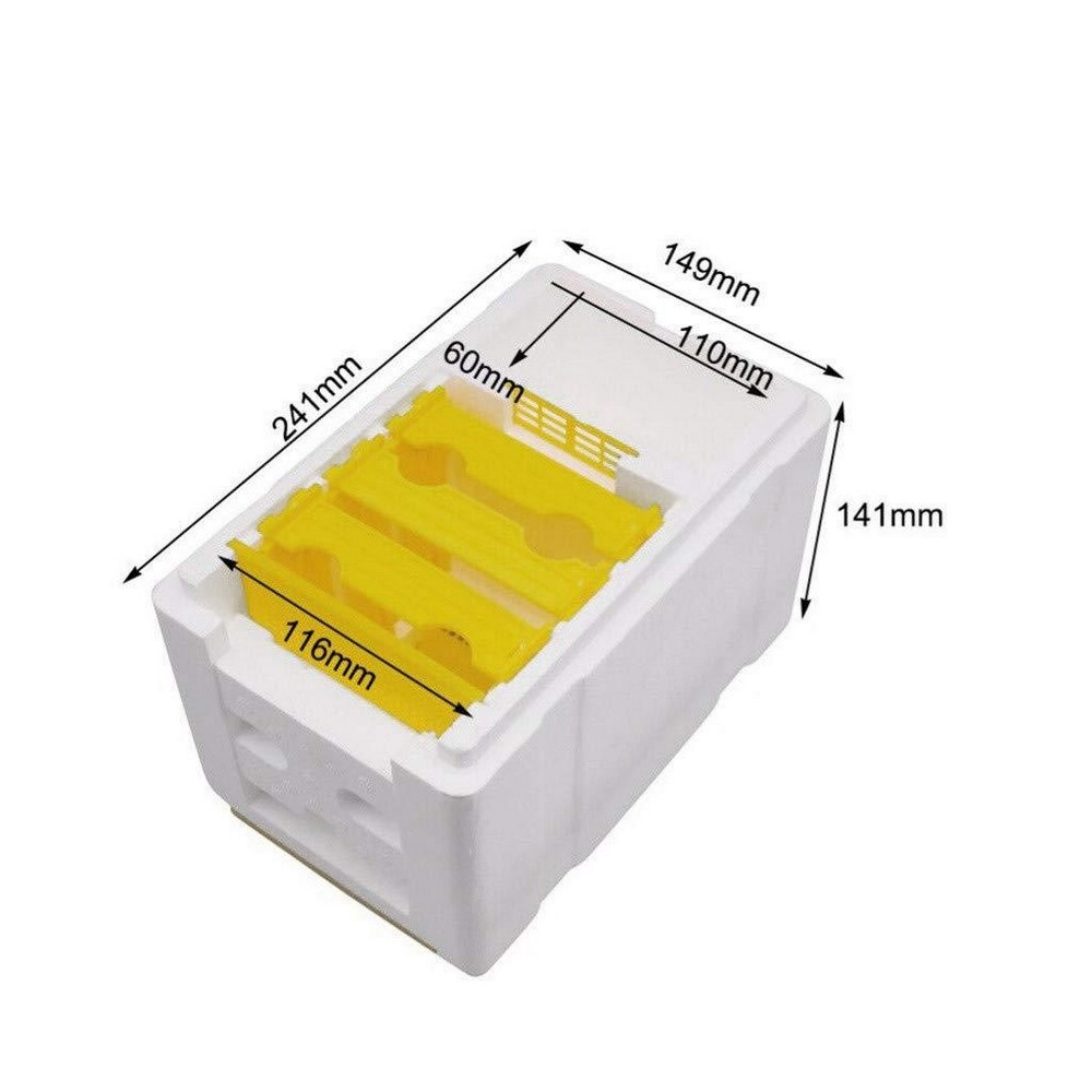 1pc skörda bikupa biodling king box eps pollineringslåda flöde bikupa biodlingsverktyg skörd bikupa hem kupa box