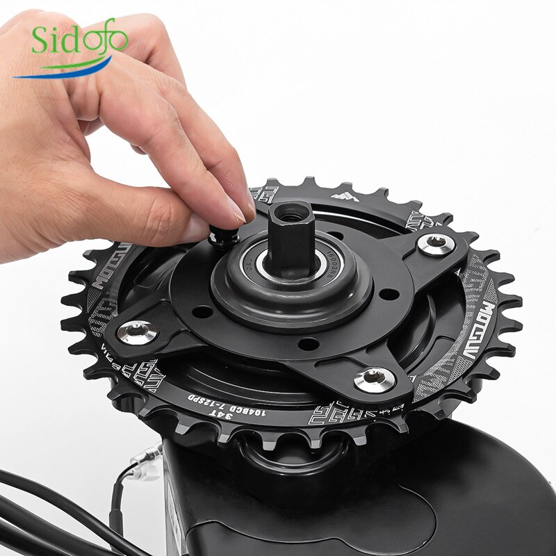 Bafang BBS01 BBS02 Mid Drive Parts 104BCD Tooth Adapter Chain Wheel Ring Spider Gear Conversion Seat Adapter Ebike Accessories