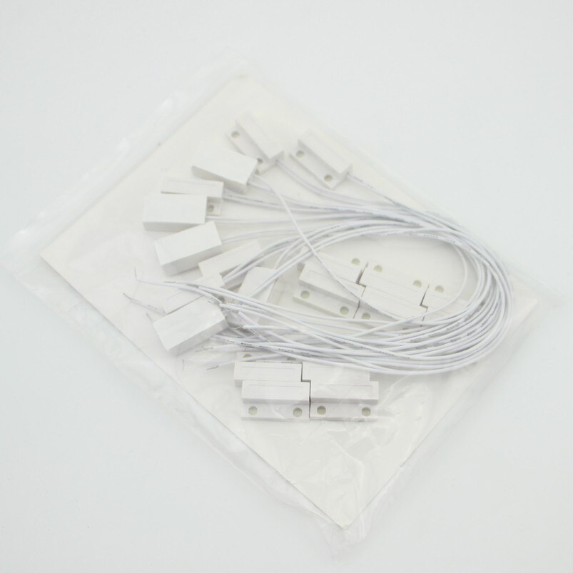 Interruptor Magnético con Sensor de ventana y puerta, sistema de alarma para el hogar, con cable MC-38, Suppor NO /NC