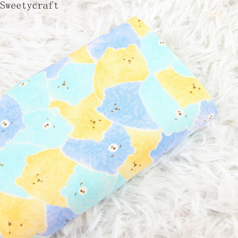 110x45cm Thin cotton fabric by Yard Light Series print Cloth DIY Handmade Sewing Bag Patchwork Material Accessories Home Textile