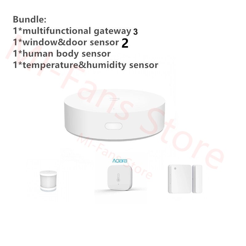 Xiaomi Smart Home Kit Gateway 3 Human Sensor Deur Window Sensor Temperatuur Vochtigheid Sensor Socket Draadloze Schakelaar Werkt Voor Mi