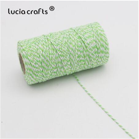 ! 100m/rolle 1,5mm Baumwolle Verdreht Kabel Seil Handwerk Macrame Handwerker Schnur Für Gartenarbeit Handwerk Bündelung Seile W0212: Farbe 12