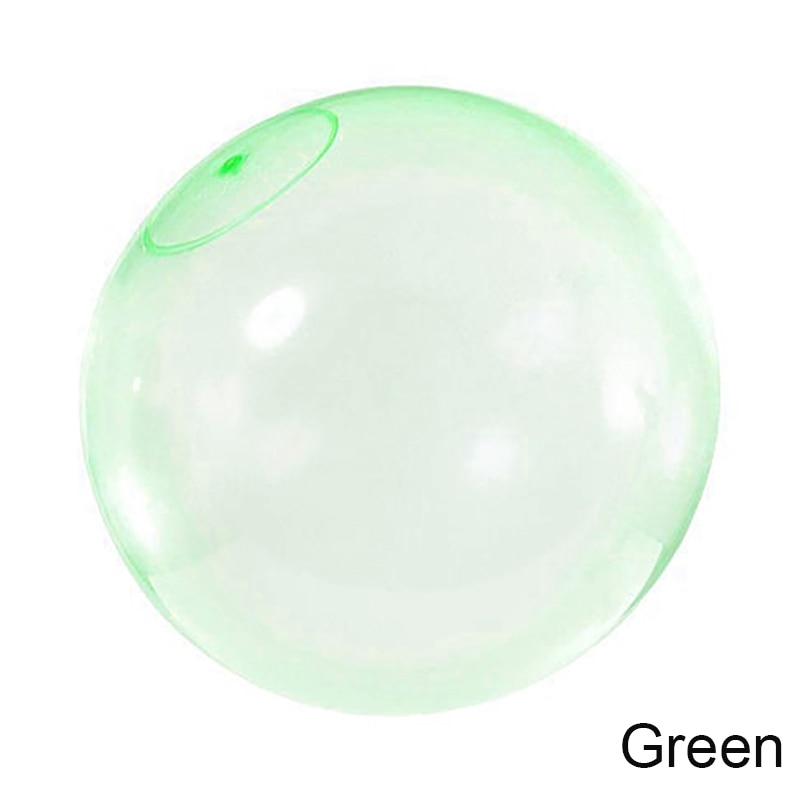 Giocattoli da esterno per bambini palla a bolle palloncino riempito con acqua ad aria morbido squishy gonfiabile bagno per bambini doccia palla da spiaggia antistress: green 40CM