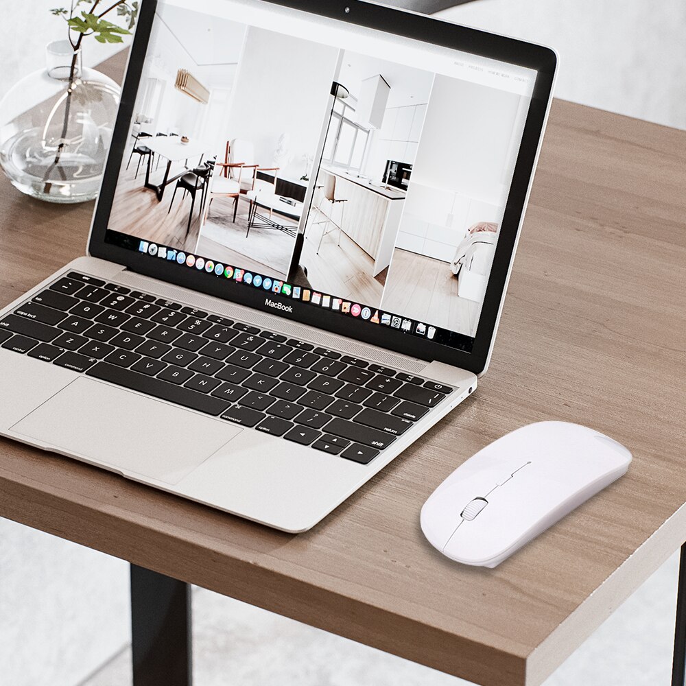 2.4G Computer Wireless Mouse with USB Receiver Laptop Notebook Ultra Thin Mouse USB Optical Mice For Laptop PC