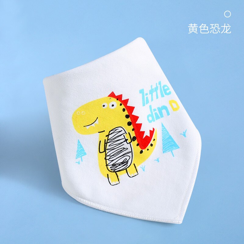 Cotton Bandana Bibs Baby Babador Feeding Smock Infant Burp Cloths Cartoon Saliva Towel Baby Eating Accessory Soft Cute Stuff