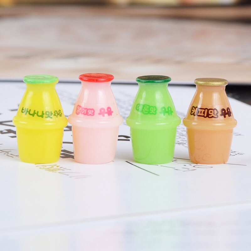 1/6 Scale Dollhouse Miniature Bottle Mini Coke Mineral Water Drink Pretend Play Food for blyth bjd barbies Kitchen Accessories: 4pcs style7