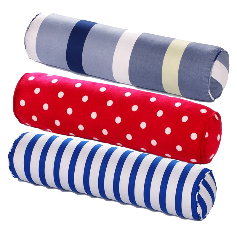 Multifunktion rund slik pude almindelig yoga pude kontor lur pude fløjl slibestof polstret bomuld sundhedspleje nakkepude