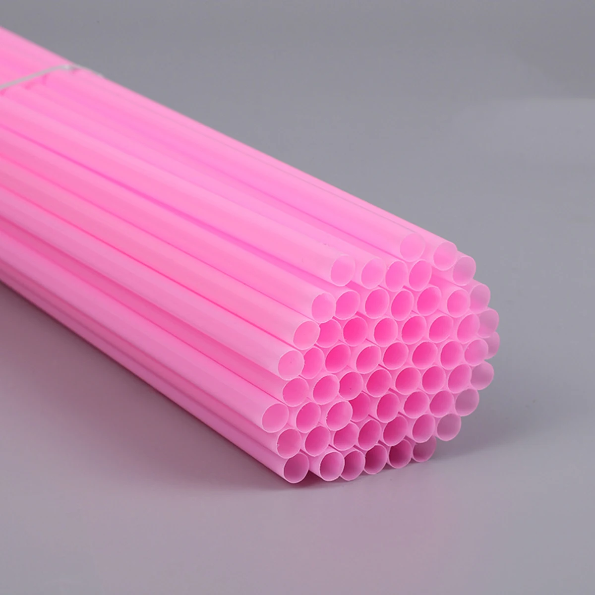 100pcs-26cm Straws Milkshake Straws Smoothie Straws Beverage Thick Straw For Boba Tea Milkshake Bar Accessories: Pink