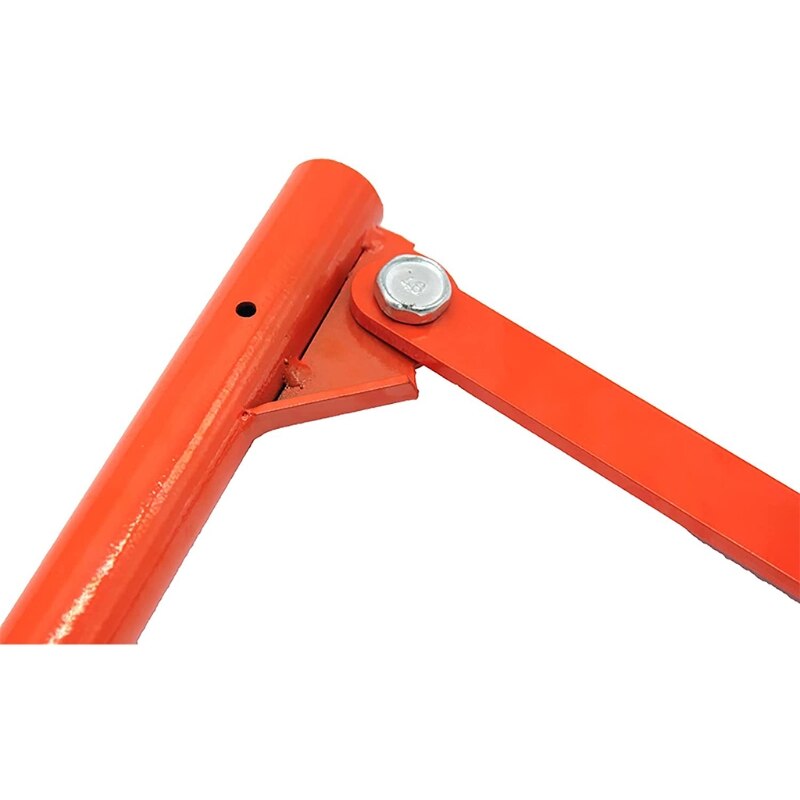 G5AB Indispensable 46cm Forestry Multitool Roller Logging Po-le Garden Backyard Elevator Log Heavy Anti-rust Oblique Hook