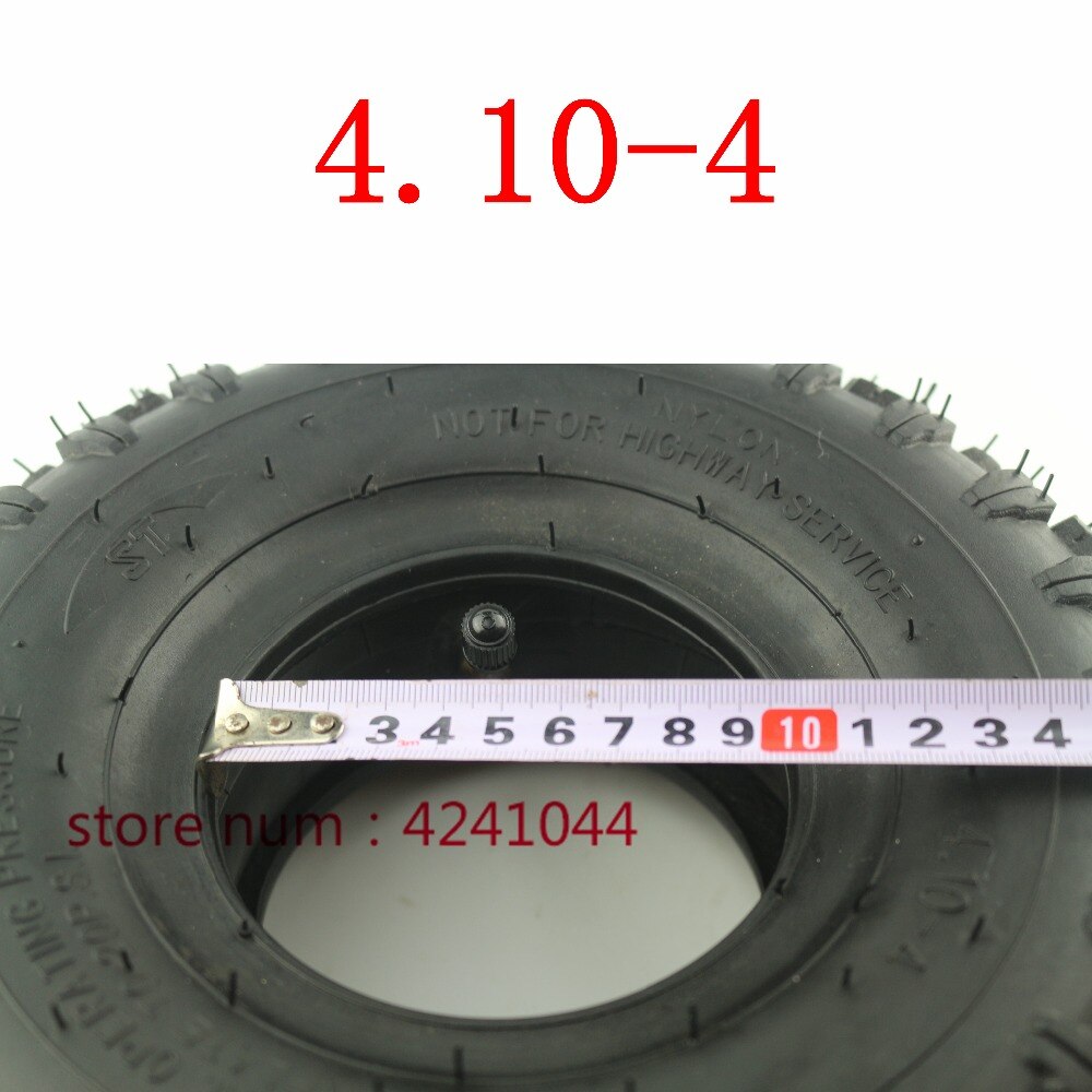 4,10-4 reifen 4.10/3,50-4 410/350-4 ATV Quad Go Kart 47cc 49cc Chunky 4,10-4 reifen innenrohr Fit Alle Modelle 3,50-4 4"