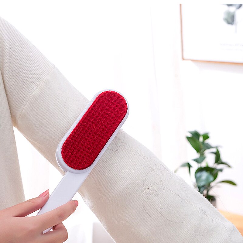 Brosse à charpie Double face, dissolvant de charpie, brosse à vêtements en laine-manteau en laine, brosse à vêtements-chien chat épilateur pour animaux de compagnie pour canapé, voiture