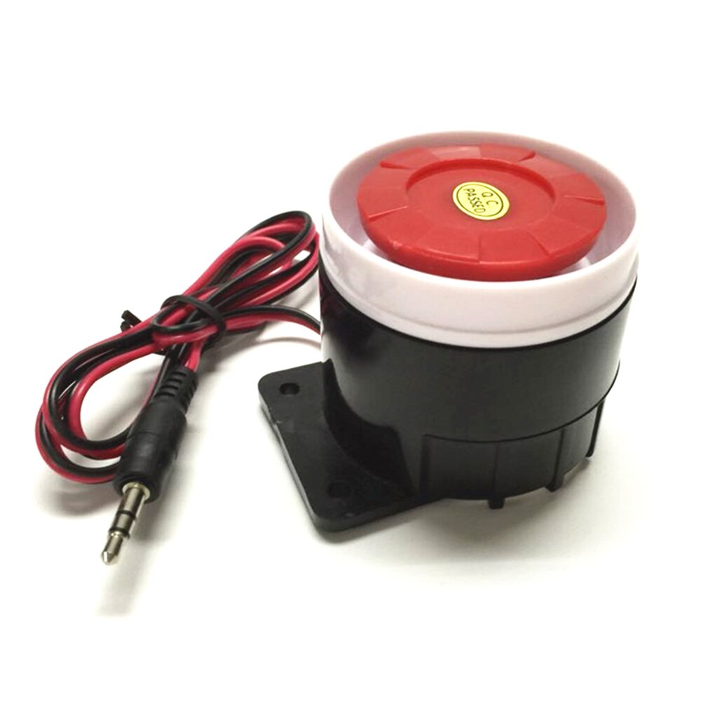 External Mini Wired Siren 110 dB Prompt Alert Alarm for Home Security System: Default Title