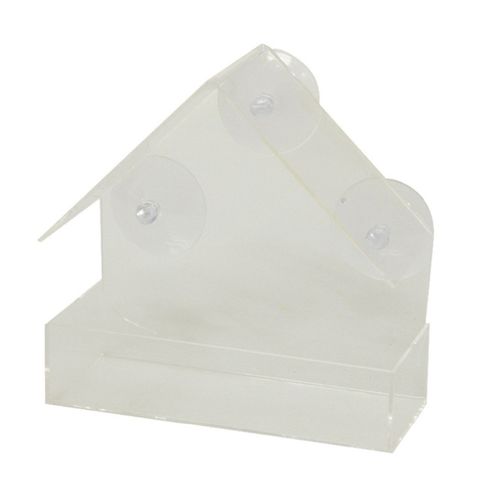 Perroquet tourterelle canari volière fenêtre transparente mangeoire pour oiseaux en plein air pour oiseaux récipient d'alimentation pour nourriture Pigeon fournitures pour animaux de compagnie