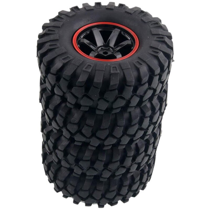 4Stck 1,9 Zoll 96mm 1/10 Skala Reifen mit Felge für 1/10 SCX10 Tamiya CC01 D90 CC01 RC Felsen Raupe Teile
