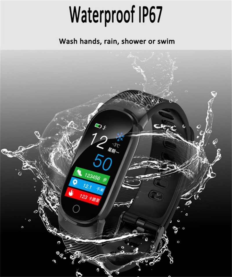 Smart Wristband Blood Pressure Heart Rate Multi-Sport Modes Sleep Monitor Smart Bracelet