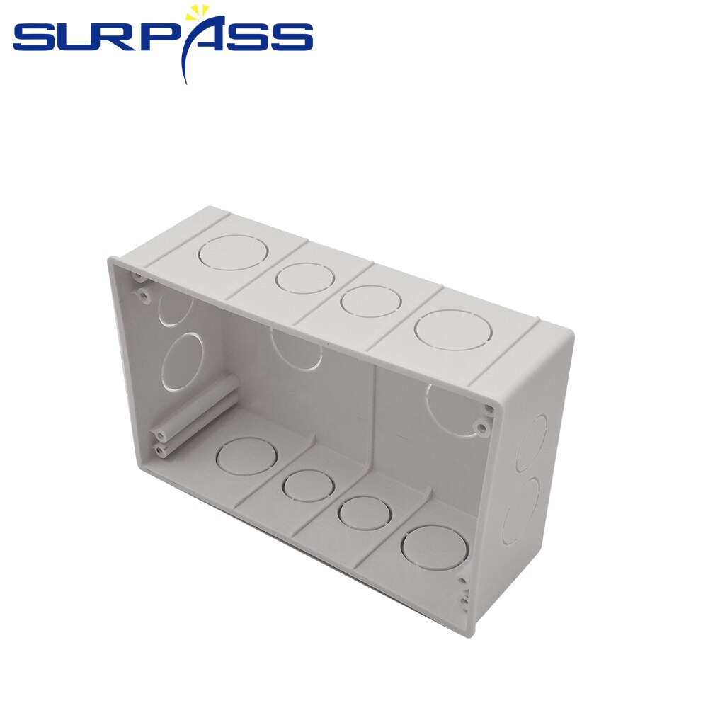 Wit Terug In Wandmontage Doos 175*110*60Mm Verstelbare Interne Cassette Junction Box Voor Versterker Controller schakelaar Socket