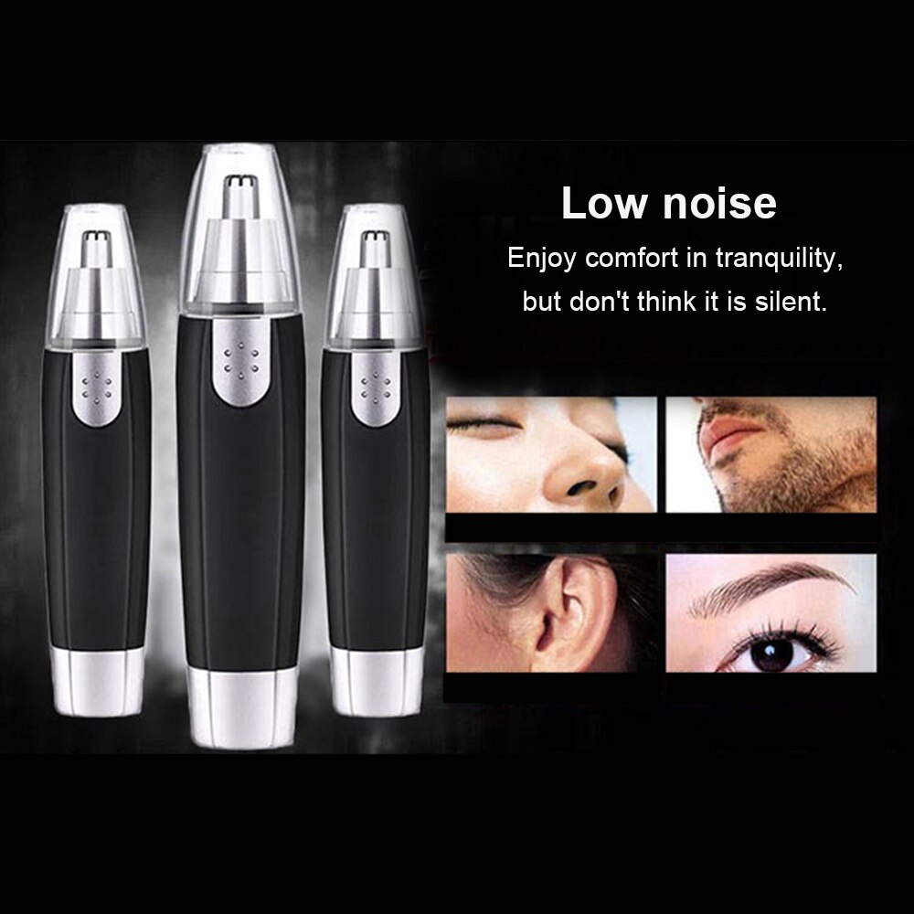 YD-101 Nose Hair Trimmer Painless Ear Facial Hair Removal Water Resistant Hygienic Clipper Mirror for Nose Ear Eyebrow