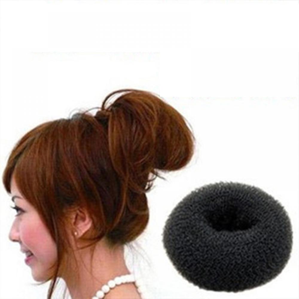 1pcs Women Magic Shaper Donut Hair Ring Bun hair Accessories Girl Styling Tool Hair Braider Accessories Full Size S/M/L