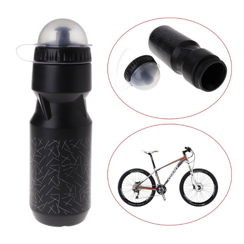 Nueva botella de agua de 750ml para deportes al aire libre, ciclismo, senderismo, gimnasio, bicicleta portátil