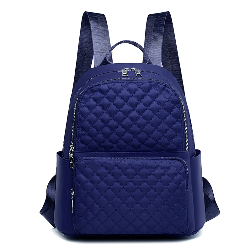 neue Wasserdichte Nylon Rucksäcke Frauen Große Kapazität Reise Rucksack Schule Taschen Für Mädchen Mochila: Blau