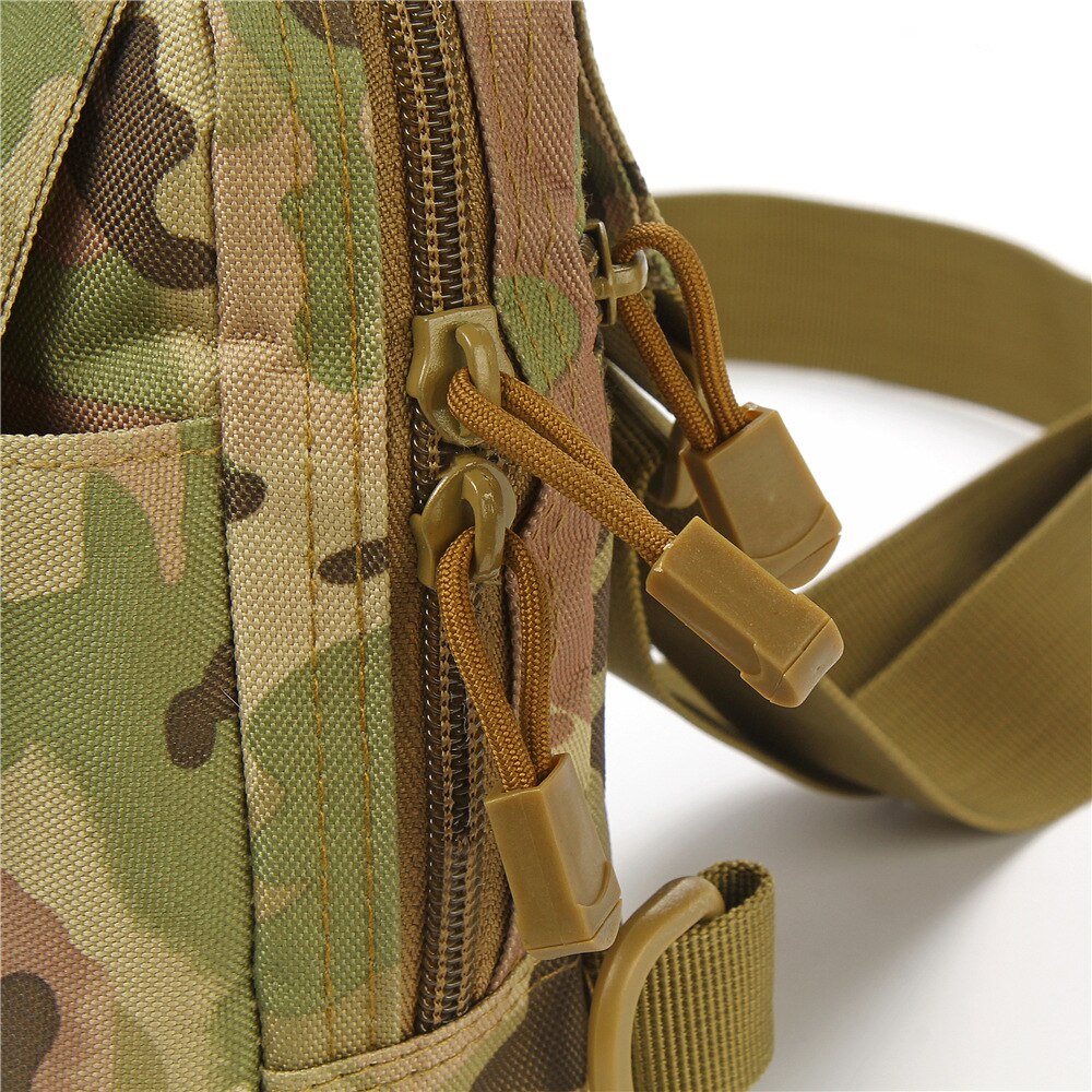 Bolsa pequeña de pecho para ventilador del ejército, bolso cruzado de hombro para exteriores, bolsa táctica para el pecho, bolsa de mensajero