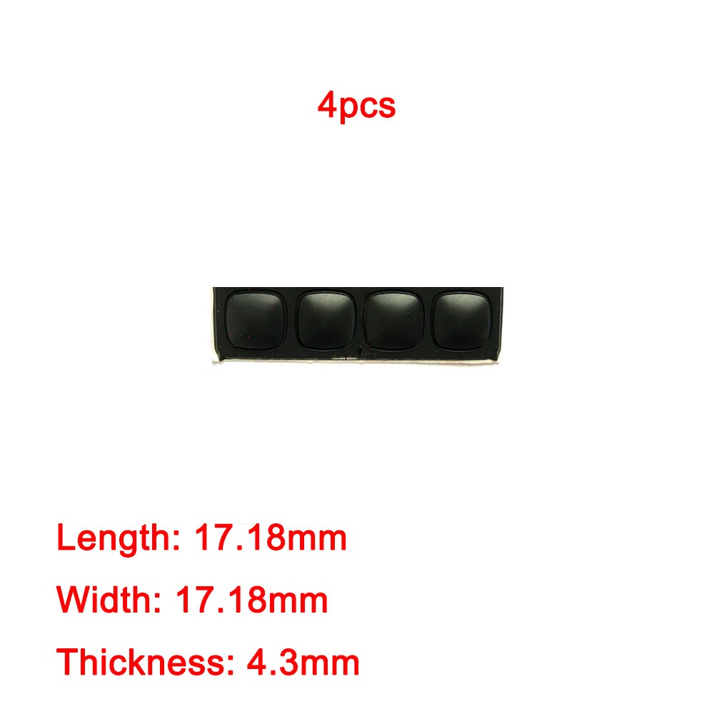 Laptop Rubber Voeten Voor Lenovo V310-14 V310-15 Antislipmatten Bodem Shell Voet Pad 17.18Mm: 4pcs