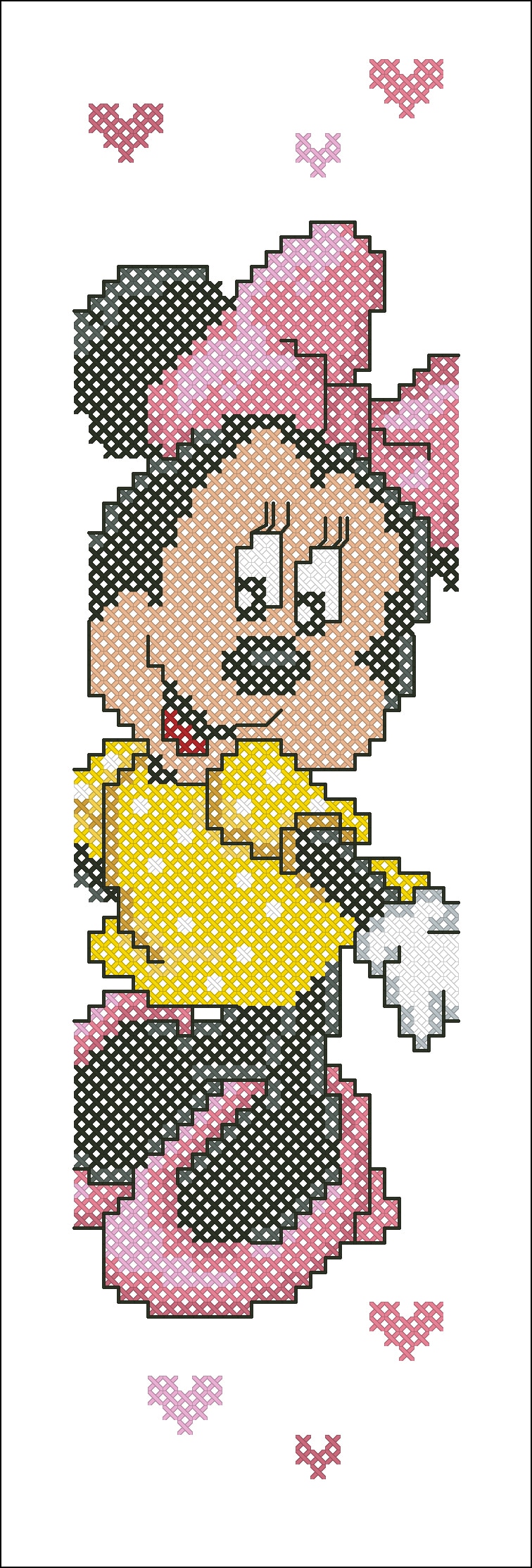 BK129DIY Craft Stich Cross Stitch Bookmark Christmas Plastic Fabric Needlework Embroidery Crafts Counted Kit: BK129A