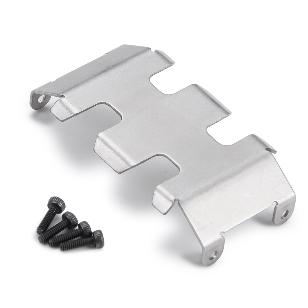 Yeahrun 1/24 Rc Crawler Auto Vrachtwagen Upgrade Vervanging Deel Metalen Bescherming Chassis Skid Plate Voor SCX24 90081 AXI00001 AXI00002