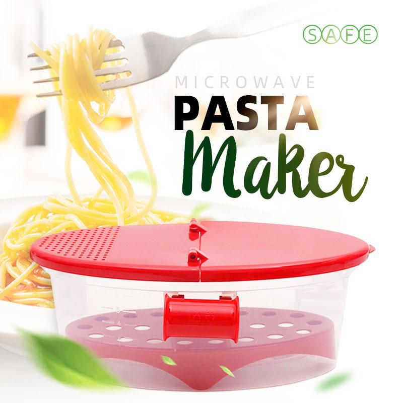 Mikrobølgeovn pasta maker maker komfur varmebestandig pp båd mikrobølgeovn damper båd sil mikroovn køkkenredskaber