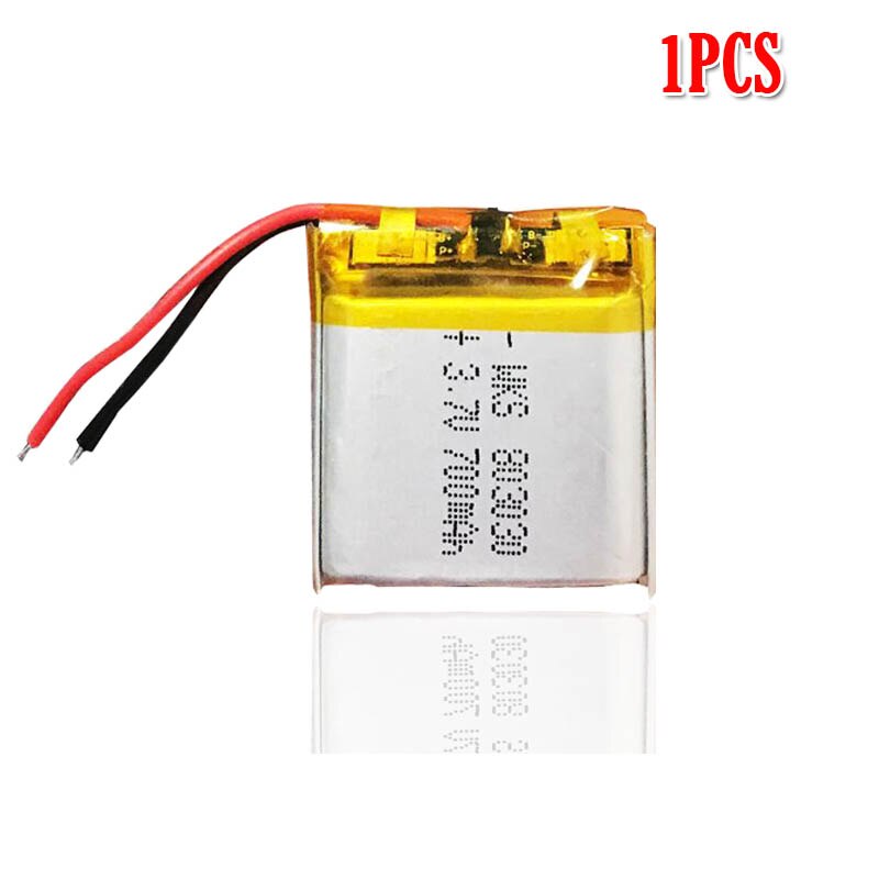 700mah 3,7 V 803030 Lithium-Polymer LiPo Akku Für Smart Uhr MP3 MP4 MP5 DIY Spielzeug LED Licht navigator li-ionen-zelle: 1pcs