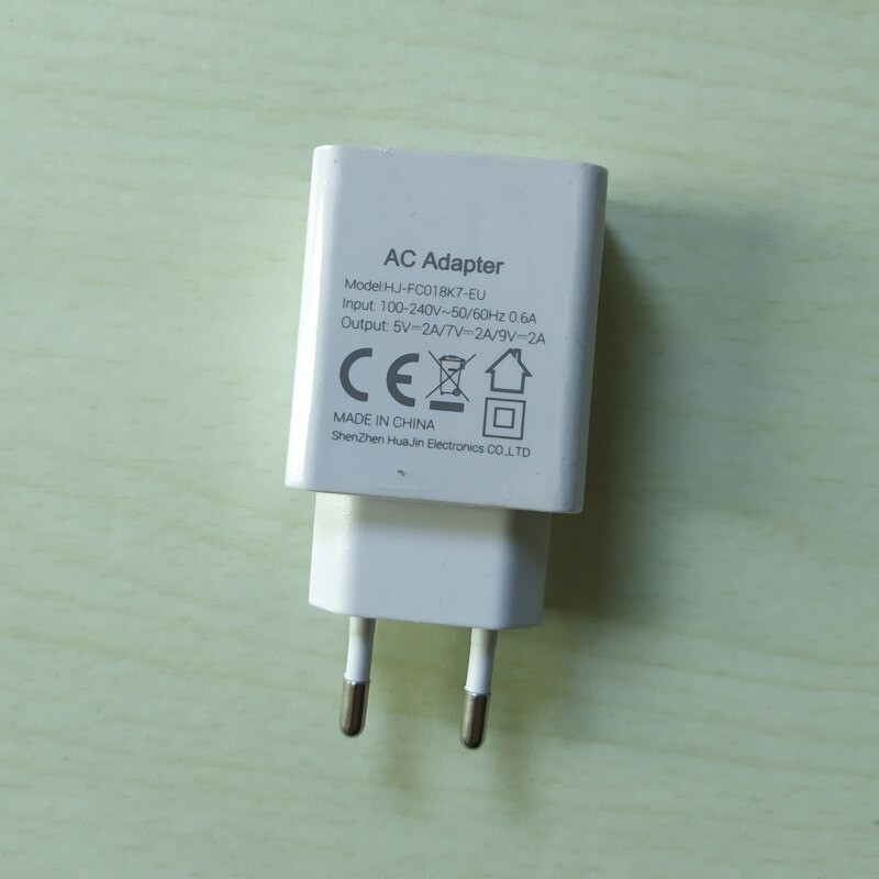 chargeur rapide d'origine pour Oukitel WP2 MTK PE adaptateur secteur de voyage mural + câble USB type-c: Only Charger