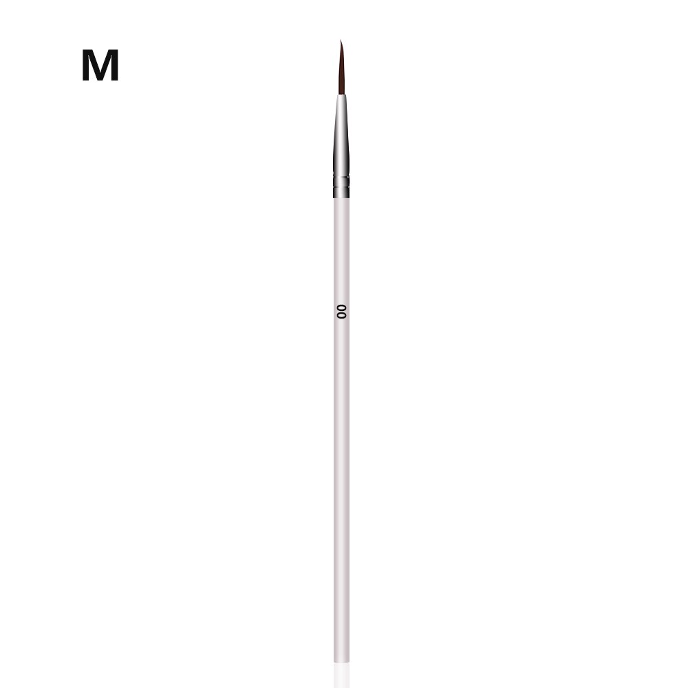Juego de 10 unids/set de punta de fibra de nailon, pluma de dibujo de línea de pelo, pincel de pintura para artista, bolígrafo de gancho fino, suministros de arte: M