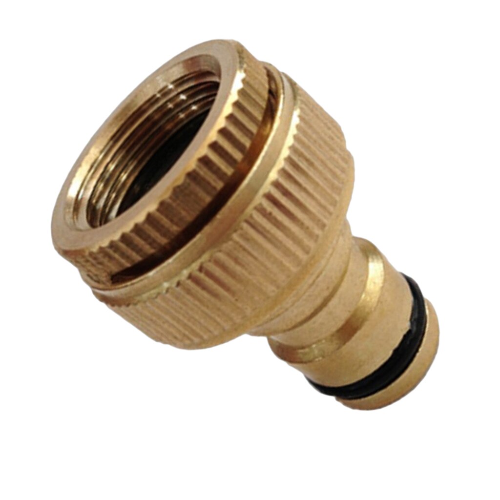 Brass Garden Hose Tap Connector 1/2 and 3/4 Outdoor Threaded Faucet