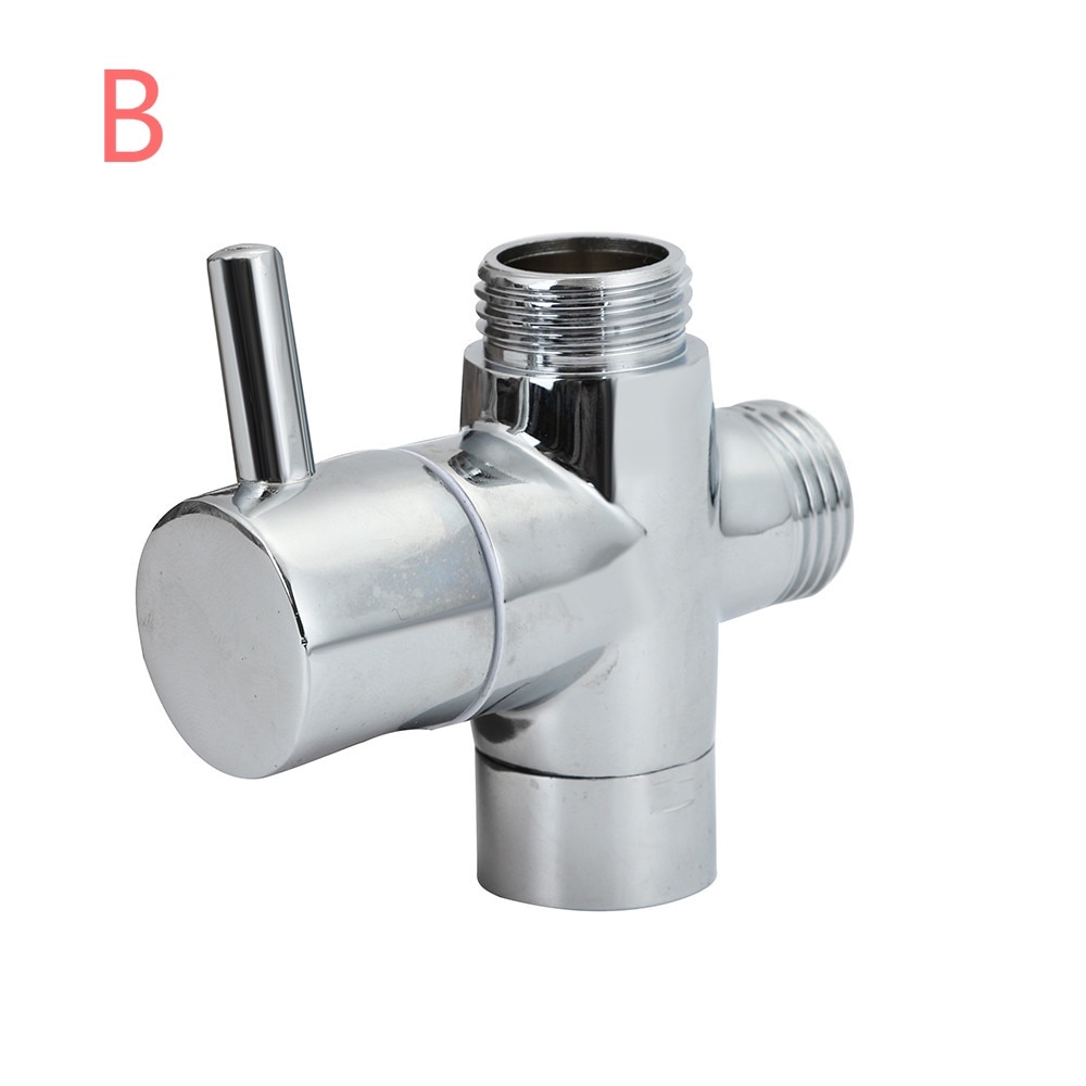 Hand Held Shower Head Douche Toilet Bidet Spray set Wash Jet Shattaf Diverter: B