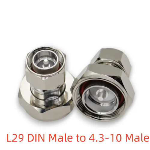 1pcs 4.3-10 mini DIN Connector to N Adapter DIN Male Female to N /DIN/4.3-10 Male Female Socket Straight RF Coaxial Adapter: Orange