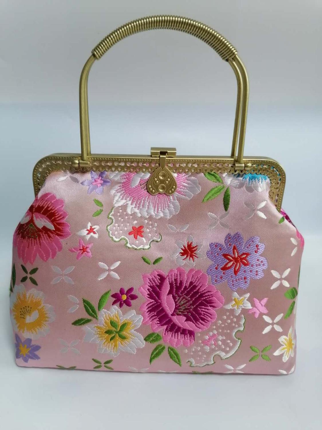Puur handgemaakte zomerbloemen kus slot schelp tassen tas ketting vrouwen schouder crossbody tas tote dames handtassen moeder