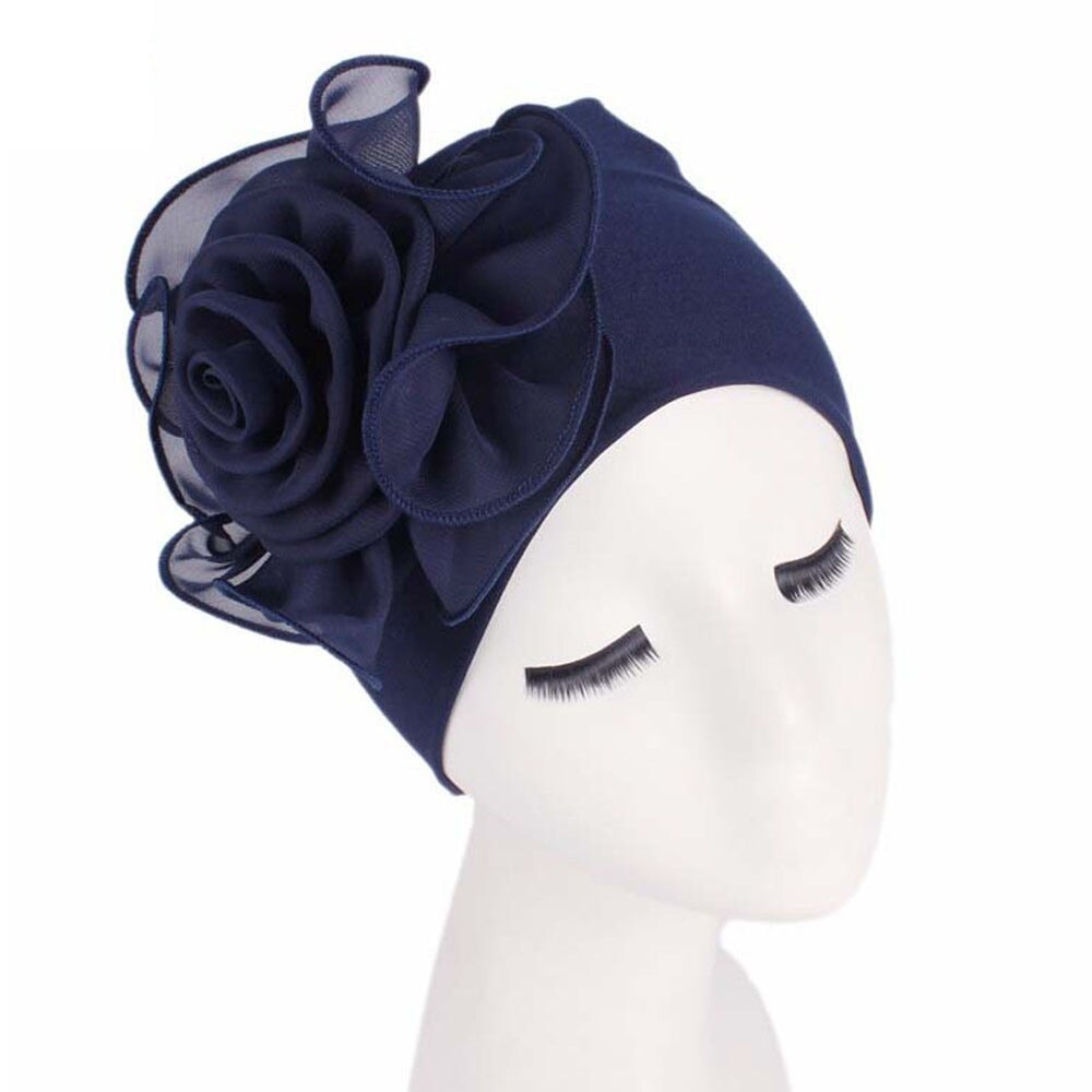 Kvinder damer retro store blomster hat turban hat kasket luv kasket blomster hat turban rand hat monteret luv kasket freeship #t2: Flåde