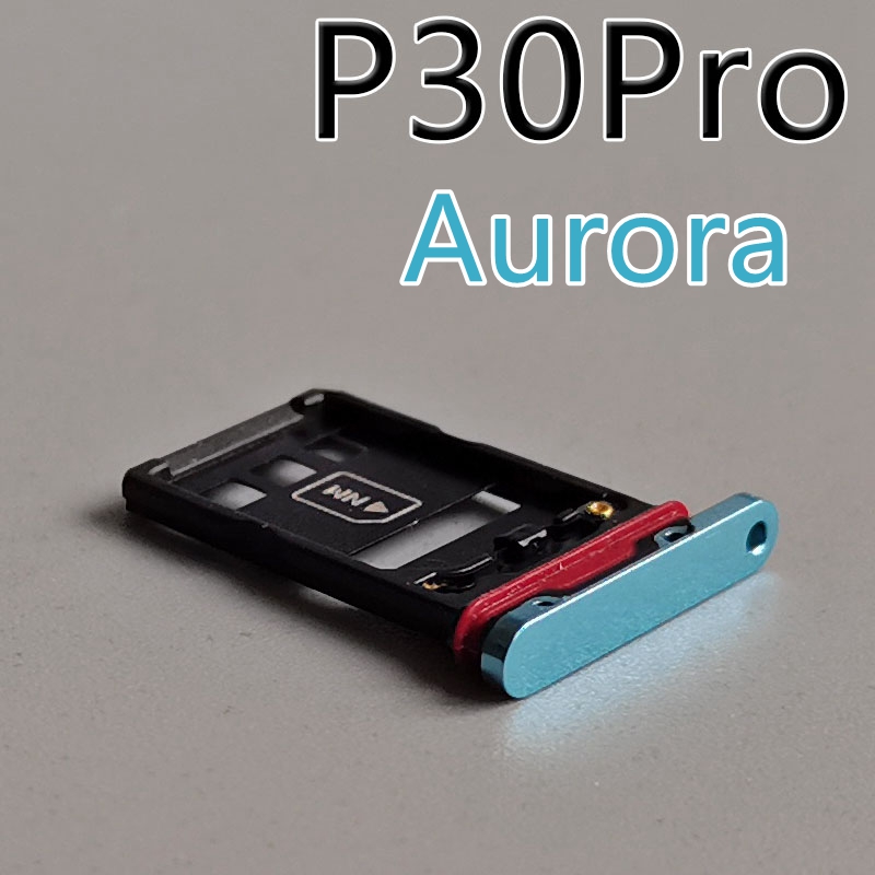 Mikro SD Karte Tablett Für Huawei P30 Lite SIM Karte Tablett Slot Sockel Halfter Adapter Ersatz Für Huawei P30 Profi VOG-L29 L09 L04: P30 Profi-Polarlicht