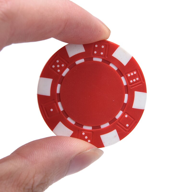 50 poker chips 11.5 gram dice edge of 11 colors