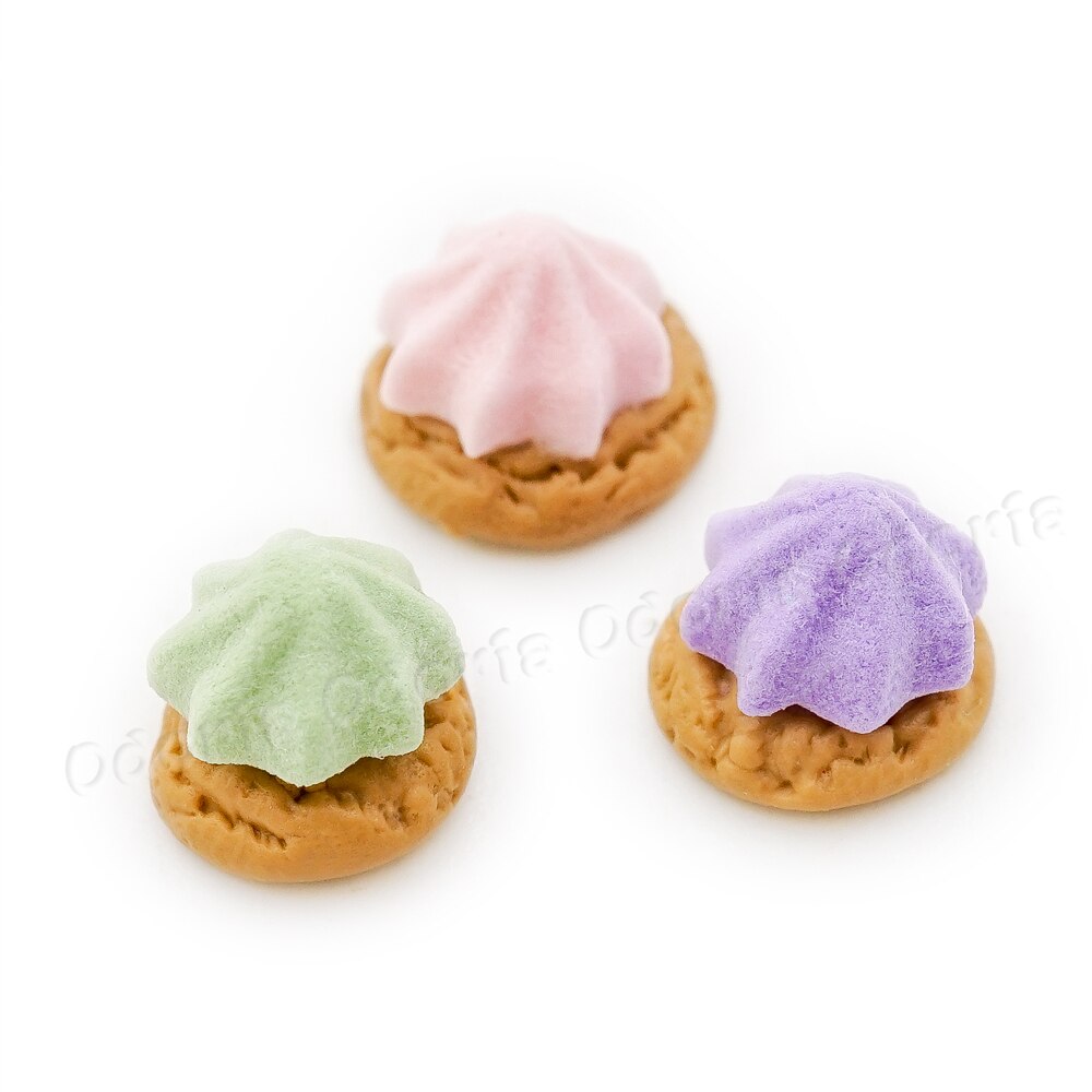 Odoria 1:12 miniatuur koekjes dessert 10 stuks/zak poppenhuis keukenaccessoires
