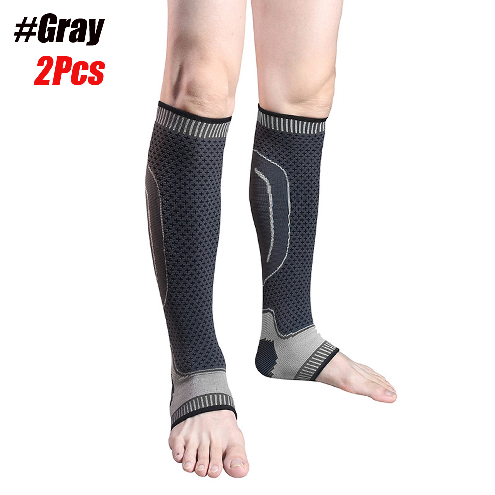 1 Stück Waden kompression hülsen-zur Linderung von Schienbeins chienen und Waden schmerzen. Waden stütz bein kompression socken für Höhle Laufsport: L / Grün